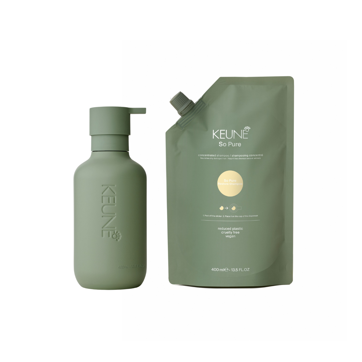 SO PURE RESTORE SHAMPOO REFILL 400ml