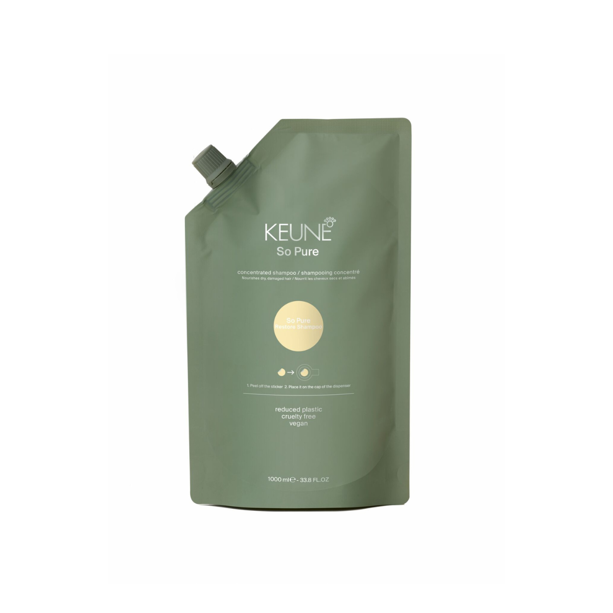 SO PURE RESTORE SHAMPOO REFILL 1L