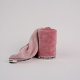 HAIR TOWEL WRAP - TWO-TONE ROSY POSY