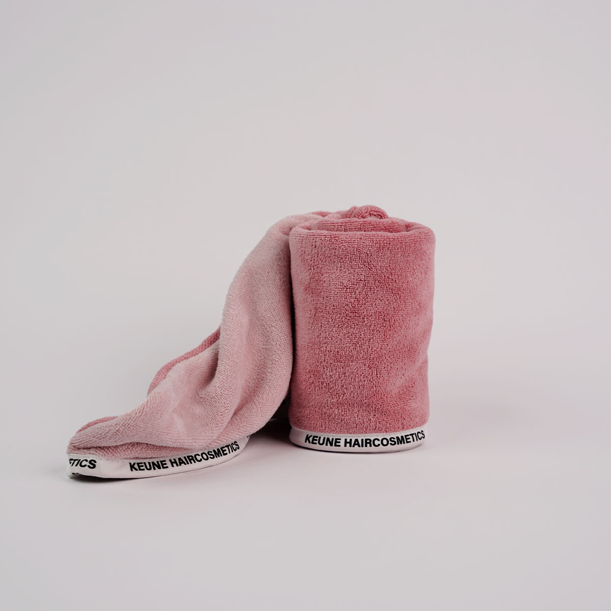 HAIR TOWEL WRAP - TWO-TONE ROSY POSY